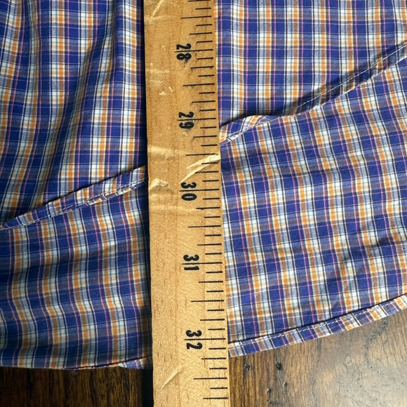 Ralph Lauren purple and orange Plaid Shirt L - Picture 5 of 6
